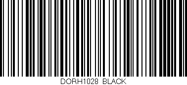 Código de barras (EAN, GTIN, SKU, ISBN): 'DORH1028/BLACK'