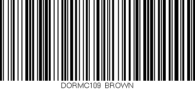 Código de barras (EAN, GTIN, SKU, ISBN): 'DORMC109/BROWN'