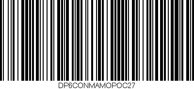Código de barras (EAN, GTIN, SKU, ISBN): 'DP6CONMAMOPOC27'