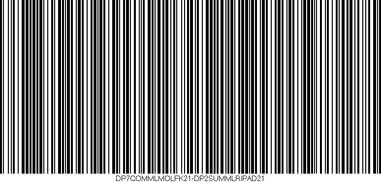 Código de barras (EAN, GTIN, SKU, ISBN): 'DP7COMMLMOLFK21-DP2SUMMLRIPAD21'