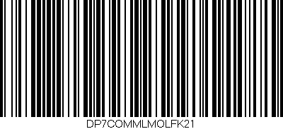 Código de barras (EAN, GTIN, SKU, ISBN): 'DP7COMMLMOLFK21'