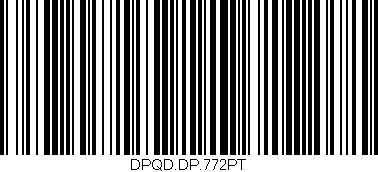 Código de barras (EAN, GTIN, SKU, ISBN): 'DPQD.DP.772PT'