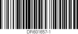 Código de barras (EAN, GTIN, SKU, ISBN): 'DR601657-1'