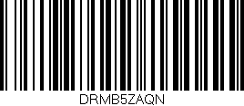 Código de barras (EAN, GTIN, SKU, ISBN): 'DRMB5ZAQN'