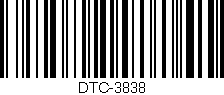 Código de barras (EAN, GTIN, SKU, ISBN): 'DTC-3838'