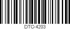Código de barras (EAN, GTIN, SKU, ISBN): 'DTC-4203'