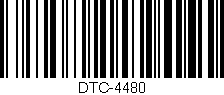 Código de barras (EAN, GTIN, SKU, ISBN): 'DTC-4480'
