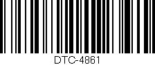 Código de barras (EAN, GTIN, SKU, ISBN): 'DTC-4861'