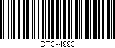 Código de barras (EAN, GTIN, SKU, ISBN): 'DTC-4993'