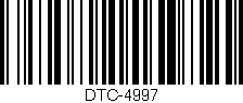 Código de barras (EAN, GTIN, SKU, ISBN): 'DTC-4997'