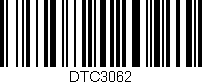 Código de barras (EAN, GTIN, SKU, ISBN): 'DTC3062'