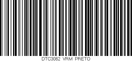Código de barras (EAN, GTIN, SKU, ISBN): 'DTC3062/VRM/PRETO'