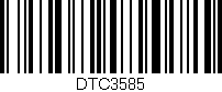 Código de barras (EAN, GTIN, SKU, ISBN): 'DTC3585'