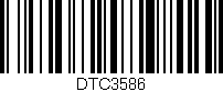 Código de barras (EAN, GTIN, SKU, ISBN): 'DTC3586'
