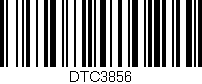 Código de barras (EAN, GTIN, SKU, ISBN): 'DTC3856'