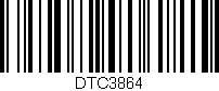 Código de barras (EAN, GTIN, SKU, ISBN): 'DTC3864'