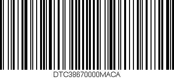 Código de barras (EAN, GTIN, SKU, ISBN): 'DTC38670000MACA'