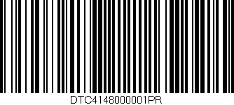 Código de barras (EAN, GTIN, SKU, ISBN): 'DTC4148000001PR'