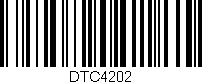 Código de barras (EAN, GTIN, SKU, ISBN): 'DTC4202'