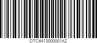 Código de barras (EAN, GTIN, SKU, ISBN): 'DTC4413000001AZ'