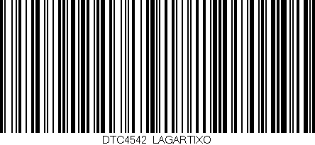 Código de barras (EAN, GTIN, SKU, ISBN): 'DTC4542/LAGARTIXO'