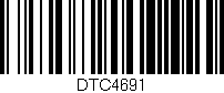Código de barras (EAN, GTIN, SKU, ISBN): 'DTC4691'