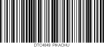 Código de barras (EAN, GTIN, SKU, ISBN): 'DTC4849/PIKACHU'