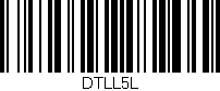 Código de barras (EAN, GTIN, SKU, ISBN): 'DTLL5L'