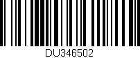 Código de barras (EAN, GTIN, SKU, ISBN): 'DU346502'