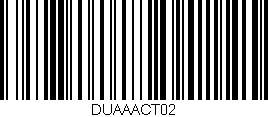 Código de barras (EAN, GTIN, SKU, ISBN): 'DUAAACT02'