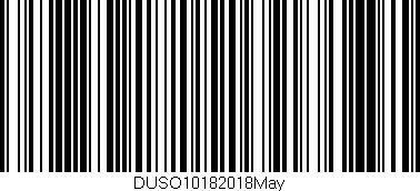 Código de barras (EAN, GTIN, SKU, ISBN): 'DUSO10182018May'