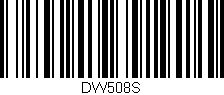Código de barras (EAN, GTIN, SKU, ISBN): 'DW508S'