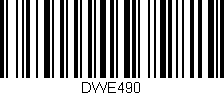 Código de barras (EAN, GTIN, SKU, ISBN): 'DWE490'