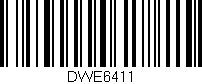 Código de barras (EAN, GTIN, SKU, ISBN): 'DWE6411'