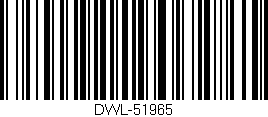 Código de barras (EAN, GTIN, SKU, ISBN): 'DWL-51965'