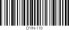 Código de barras (EAN, GTIN, SKU, ISBN): 'DYIN-110'