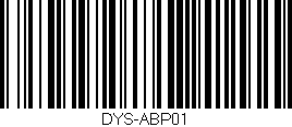 Código de barras (EAN, GTIN, SKU, ISBN): 'DYS-ABP01'
