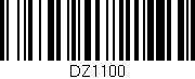 Código de barras (EAN, GTIN, SKU, ISBN): 'DZ1100'