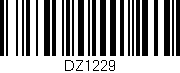 Código de barras (EAN, GTIN, SKU, ISBN): 'DZ1229'