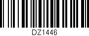 Código de barras (EAN, GTIN, SKU, ISBN): 'DZ1446'
