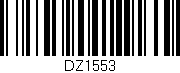 Código de barras (EAN, GTIN, SKU, ISBN): 'DZ1553'