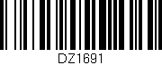Código de barras (EAN, GTIN, SKU, ISBN): 'DZ1691'