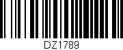 Código de barras (EAN, GTIN, SKU, ISBN): 'DZ1789'