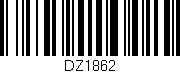 Código de barras (EAN, GTIN, SKU, ISBN): 'DZ1862'