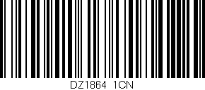 Código de barras (EAN, GTIN, SKU, ISBN): 'DZ1864/1CN'