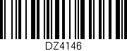Código de barras (EAN, GTIN, SKU, ISBN): 'DZ4146'