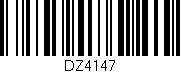 Código de barras (EAN, GTIN, SKU, ISBN): 'DZ4147'
