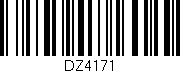 Código de barras (EAN, GTIN, SKU, ISBN): 'DZ4171'