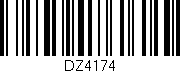 Código de barras (EAN, GTIN, SKU, ISBN): 'DZ4174'