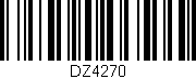 Código de barras (EAN, GTIN, SKU, ISBN): 'DZ4270'